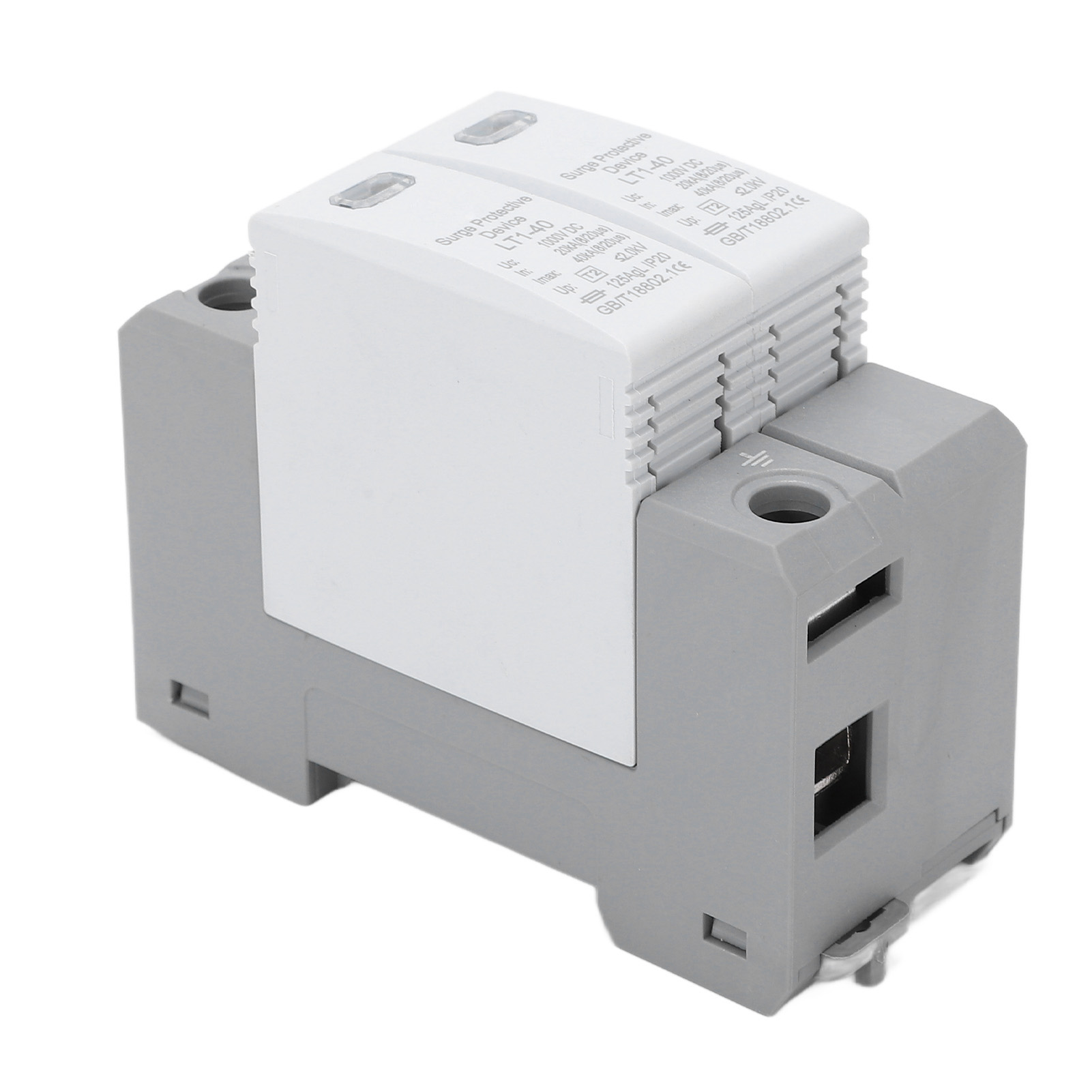 DC Power Surge Protector, Quick Response Surge Protector Fireproof Flame Retardant Easy To Install for Home. 