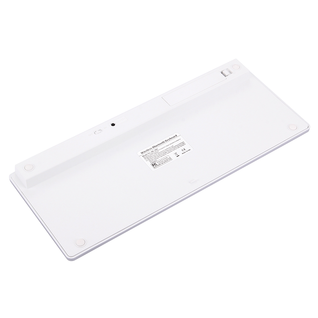 BK-3001 Bluetooth Wireless 78 Keys Ultrathin Keyboard for Windows / iPad / iPhone(Silver). 