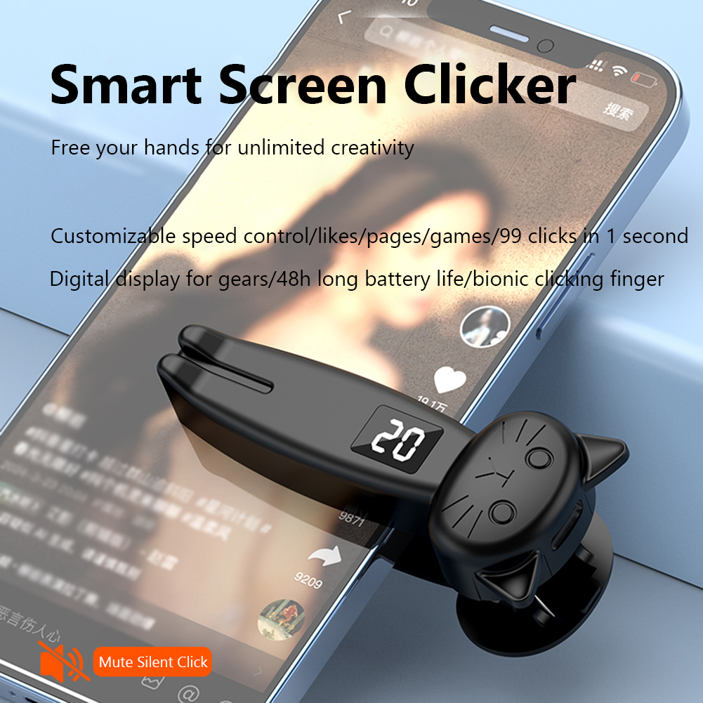 Remote Control Page Turner for Kindle Paperwhite Bluetooth-Compatible5.3 Smart Phone Screen Auto Clicker for Gaming Live. 
