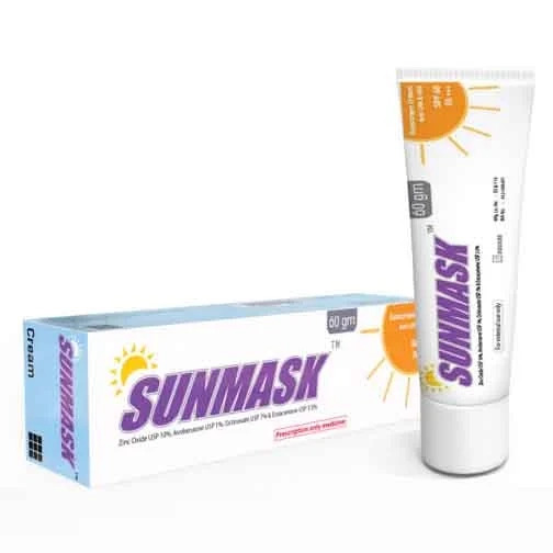 Sunmask SPF 60 Sunscream Protection Grade of UVA (PA) +++ 60 ml. 
