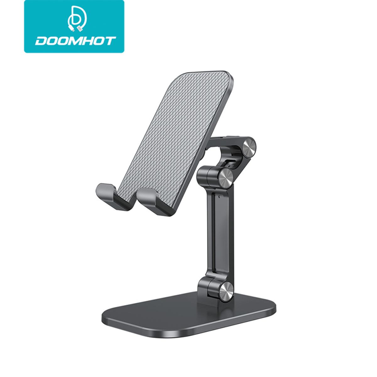 DoomHot Phone Holder Premium Universal Phone Stand Portable Adjustable Angle Folding Smart Phone Stand Dock Holder