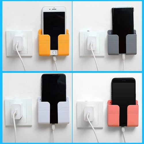 Wall Mounted Organizer Storage Box for Remote Control & Mobile Phone - Multifunction Stand
