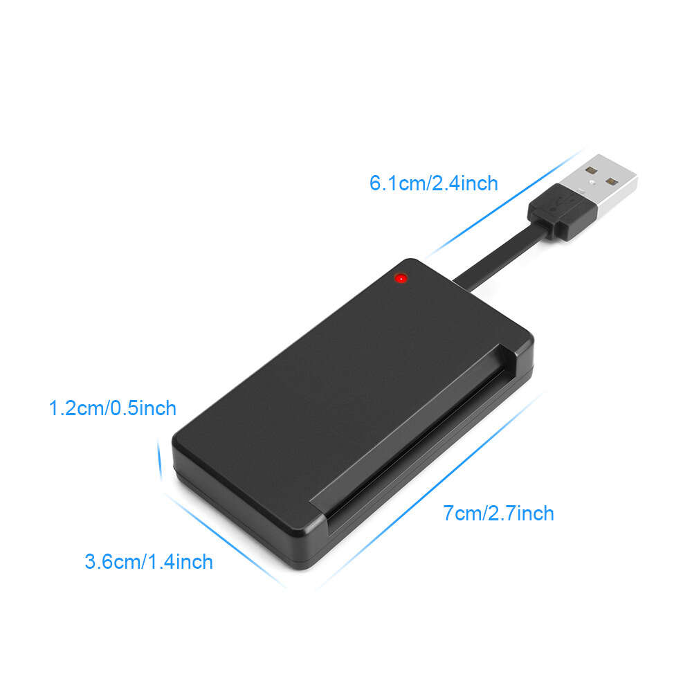 USB multifunctional universal smart reader, SIM phone ID, ID card, bank card suitable for tax filing CAC. 