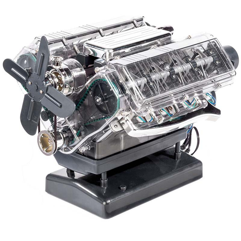 Mini V8 Engine Model Internal Combustion Model Kit. 