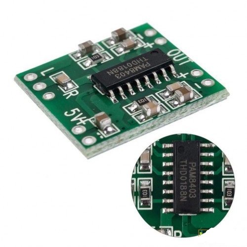 PAM8403 PAM-8403 8403 2.5V To 5V 2 Channel Mini Class D 3W+3W Stereo Audio Amplifiers Board 3W Module 2.5-5V USB Power Dual Channels 2x3W Digital Power Audio Amplifier. 