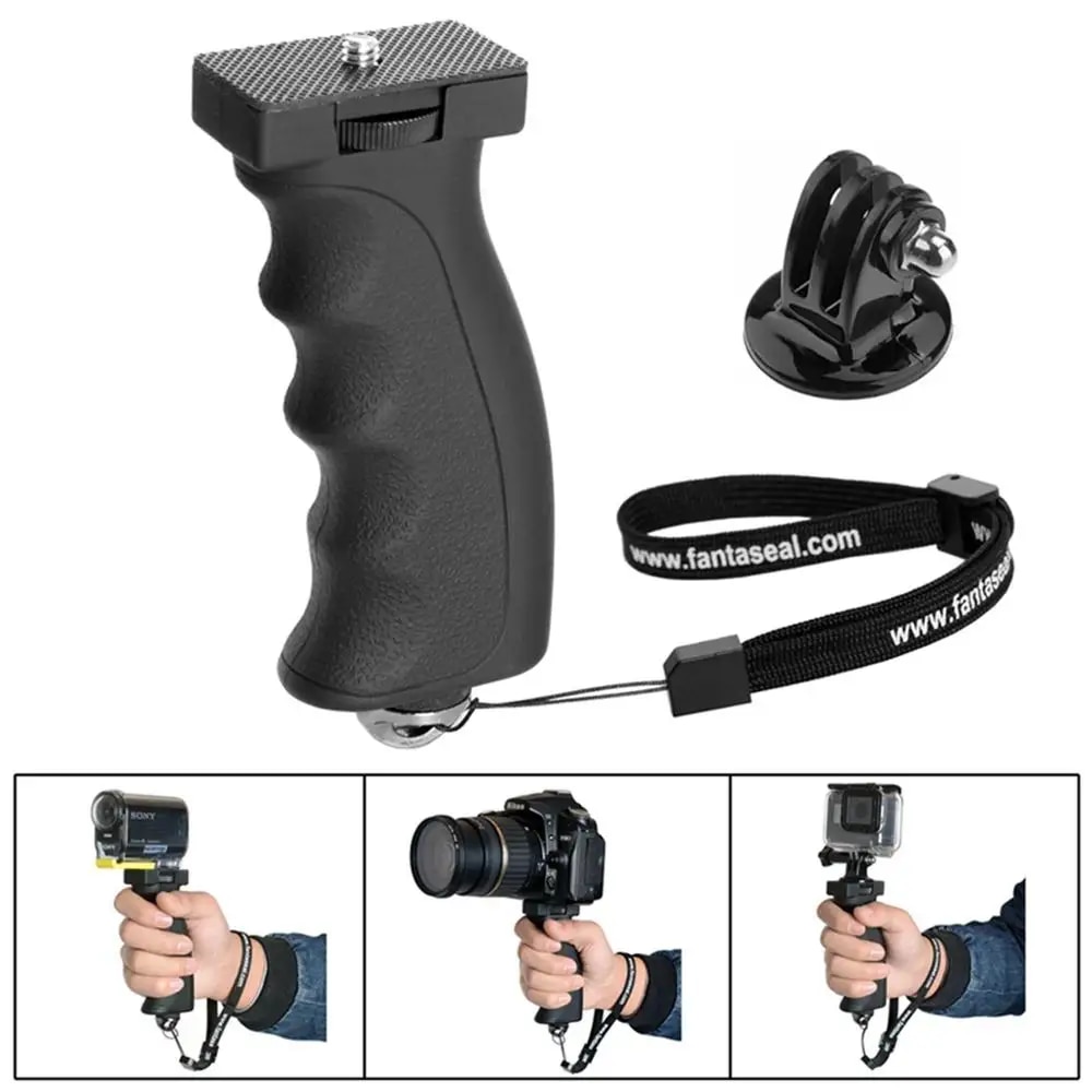 Camera Handheld Grip Video Vlog Hand Grip Stabilizer Holder Tripod Monopod Hand Holder For Sony HDR AS300 AS200 AS100 AS50. 