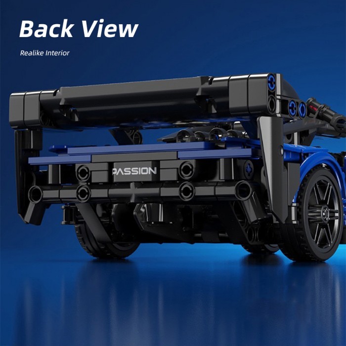 491 Pcs Technic McLaren Senna GTR Toy Car  Model Building Kit Build and Display an Authentic McLaren Supercar. 