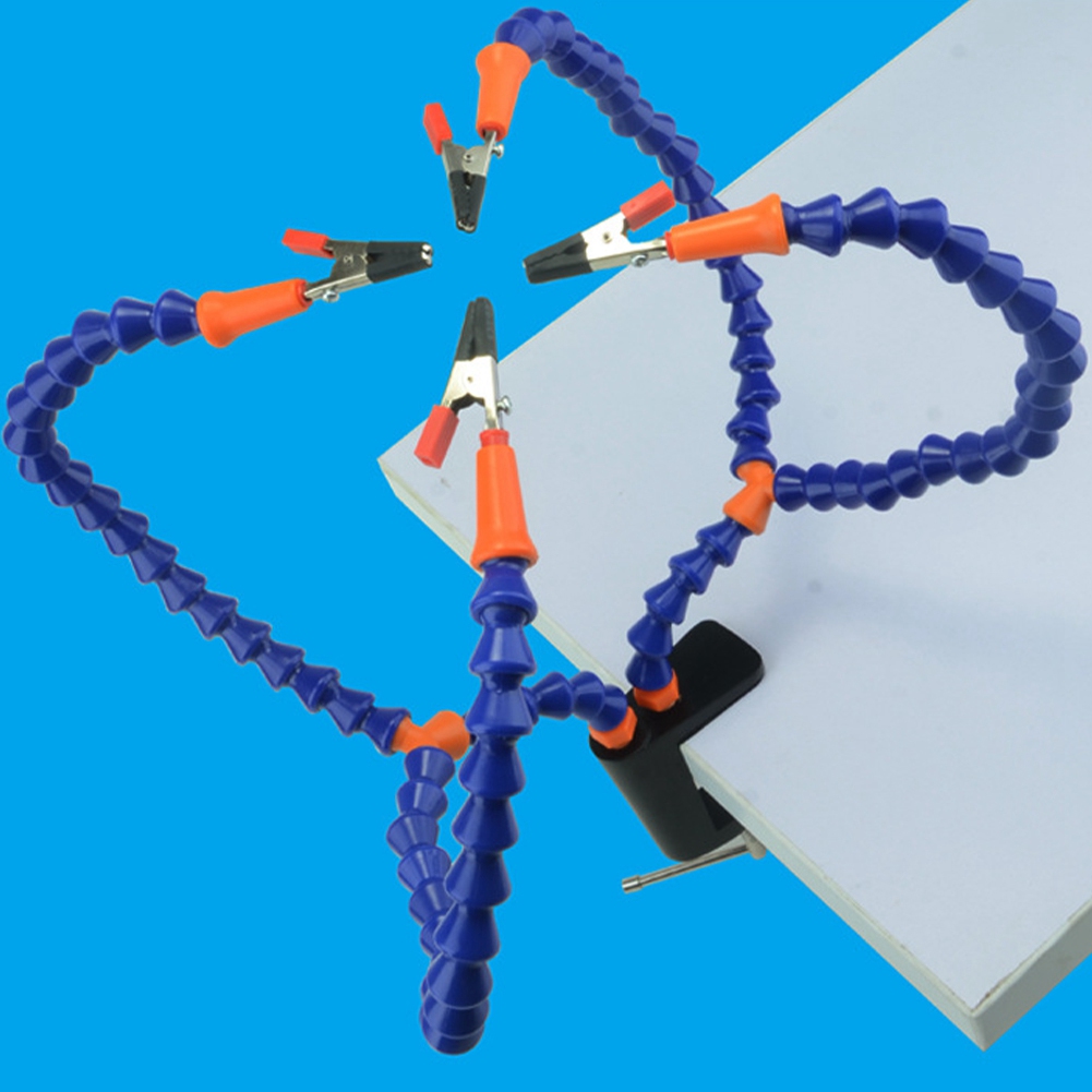 4 Pcs Flexible Arm Helping Hands Third Hand Soldering Tool PCB Holder Welding Stand for PCB Repairing Circuit Board. 