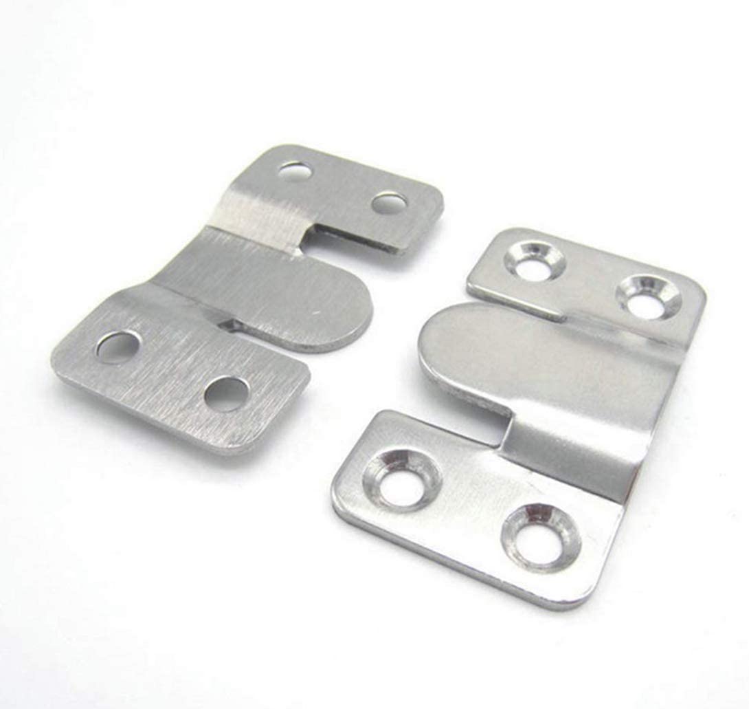 2 pcs 1 Wall Mount Picture Hanger Interlocking Photo Frame Hook