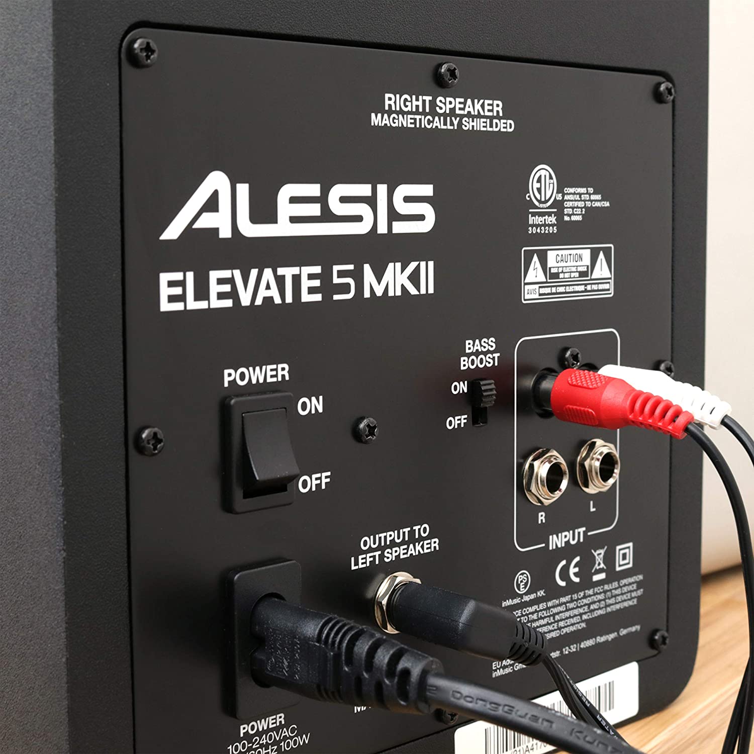 Alesis Elevate 5 MKII  Powered Desktop Studio Speakers for Home Studios/Video-Editing/Gaming and Mobile Devices. 