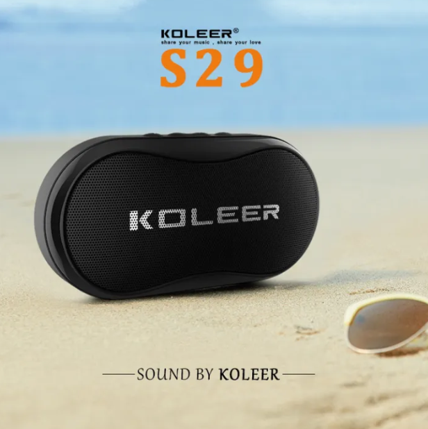 KOLEER S29 Wireless Bluetooth Speaker Power Overweight Subwoofer Card Instert FM Radio Creative Gifts - Speaker