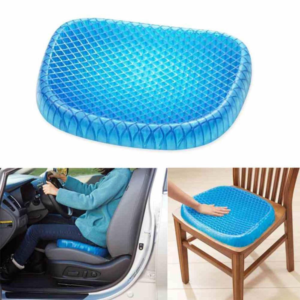 Gel Seat Cushion Home Office Desk Chair Egg Sitter Cooling Pad Back Pain  Relief