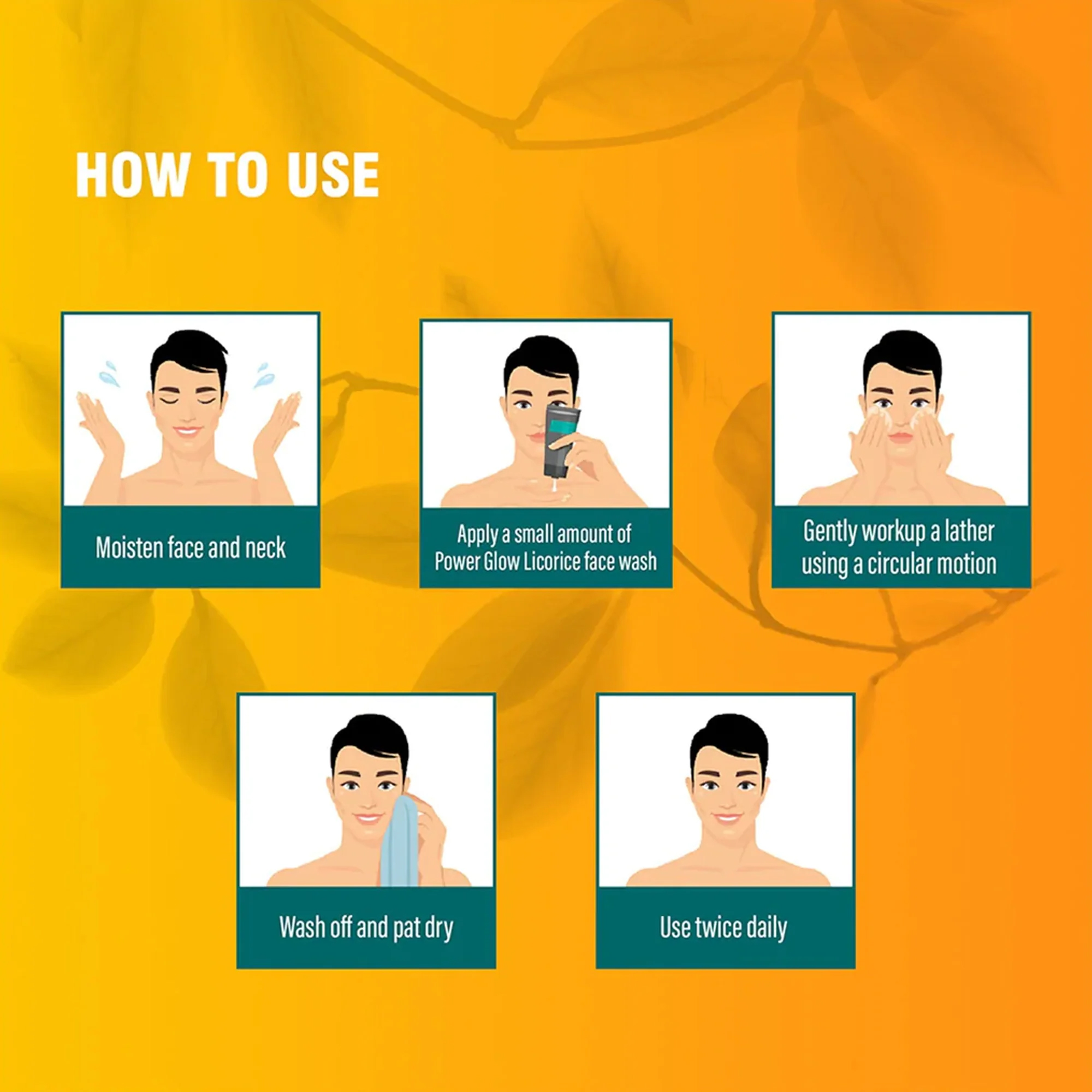 Himalaya Men Power Bright Licorice Face Wash 100 ml. 