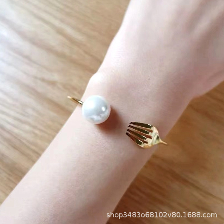 HEFANG He Fang mini tableware bracelet high-quality spoon fork open bracelet to give girlfriend bracelet Luo Yingnu. 