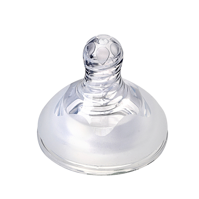 Wide-bore nipples can be equipped with wide-mouth feeding bottles, baby pacifiers, pacifiers, and feeding granny mouths as standard. 