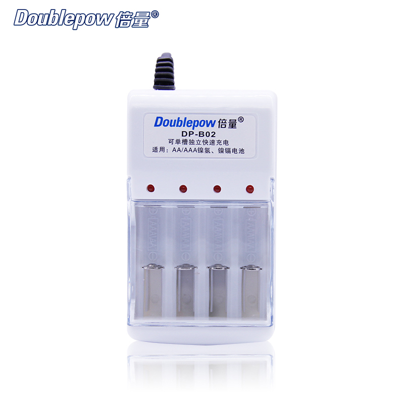 Doublepow DP-B02 4 Slot 1.2V Rechargeable AA AAA Battery Charger. 