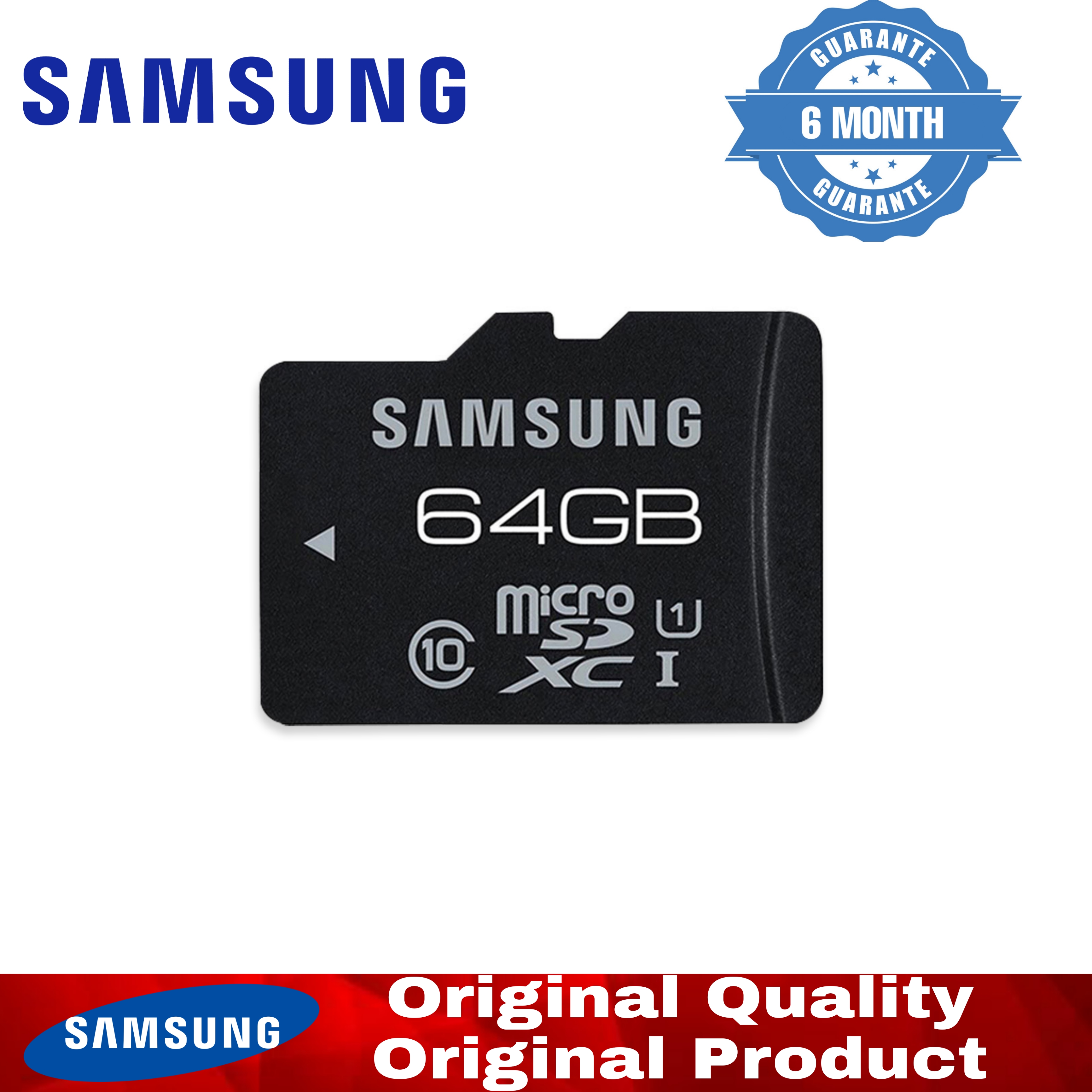Samsung 64 GB Memory Card Micro SD High Quality Class 10-48MB Sequential Read Speed 13MB Sequential Write Speed Power. 