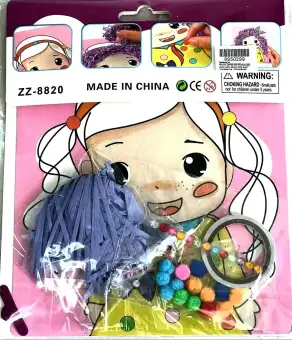 Hair Styling Kit Art Tissue Craft For Kids Buy Online At Best