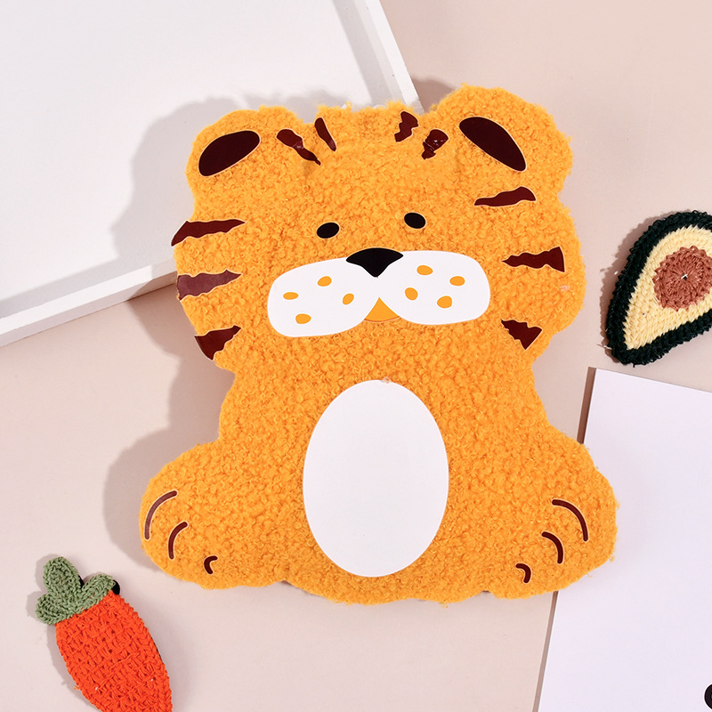 Cartoon New Animal Plush Hot Water Bag Water Injection Mini Cute Portable Hand Warmer Hot and Cold Portable Hand Warm Feet