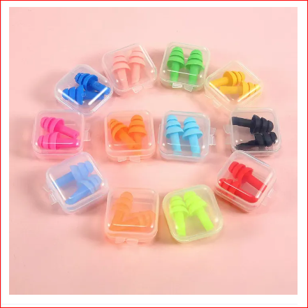 Soft Silicone Ear Plugs Sound Insulation Ear Protection Earplugs Anti Noise Snoring Sleeping Plugs For Travel Noise Reduction 1pcs