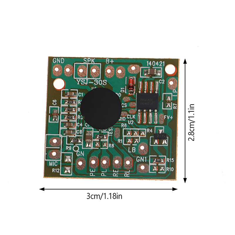 Sound Module For Electronic Toy IC Chip Voice Recorder 30S 30Secs Recording Playback Talking Music Audio Recordable Board Gift Tetuo. 