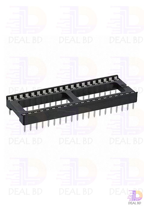 3Pcs IC Base 40 Pin PCB Mount IC Socket For 40 Pin Wide IC Base. 