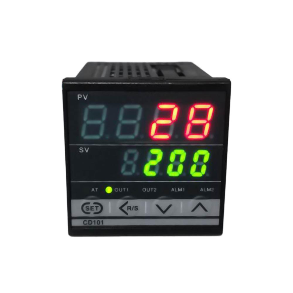 Digital PID dual display Temperature Controller Max Test Temperature 1372 Degree Thermoregulator with Alarm Relay Output CD101. 