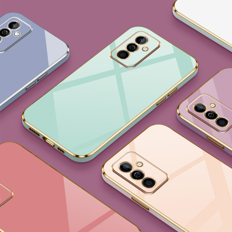 For Samsung Galaxy Quantum 2 Case Samsung A82 Phone Case SM-A826S Case Quantum 2 A82 Luxury Square Plating Shockproof Back Cover. 