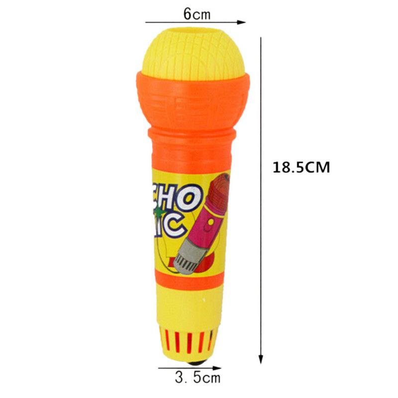 1pc Echo Microphone Funny Novelty Multicolor Echo Microphone Toy Microphone For Children Kids (No Battery Needed, Random Color). 