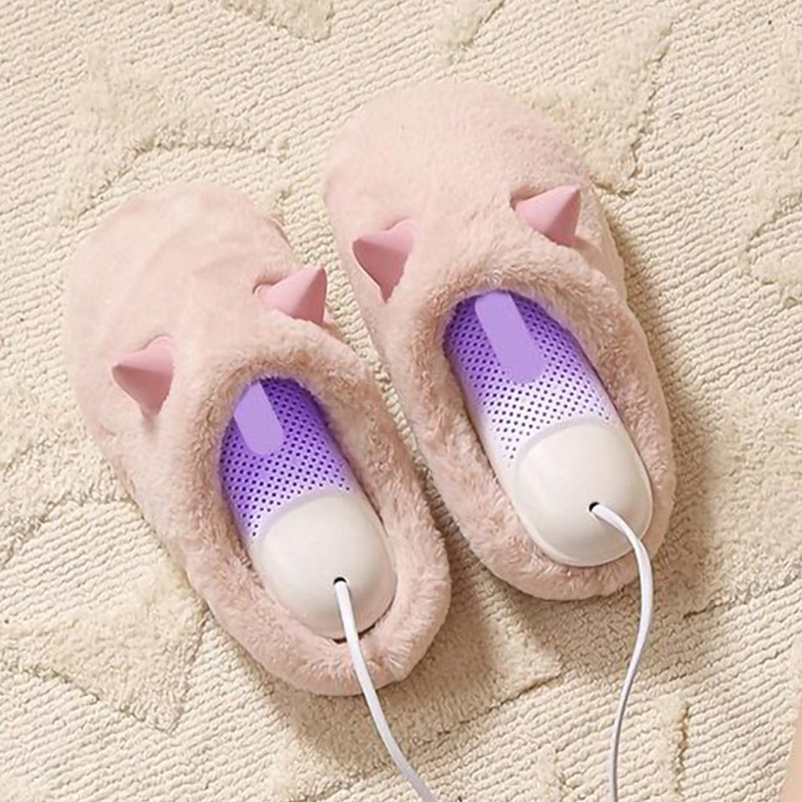 Boot Dryer Portable Electric Shoe Dryer with Timer Fast Boot Heater for Dry Warm Footwear Fire-resistant Device Plug Play. 