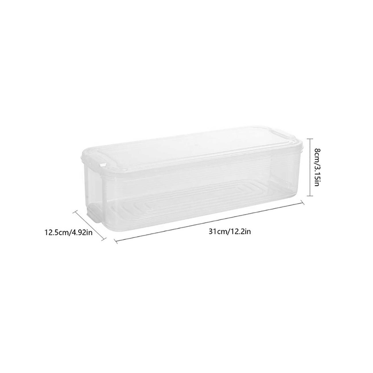【happy one】Dreamburgh Multi-Layer Crisper Kitchen Storage Box Refrigerator Frozen Storage Household Storage Container Lid Box. 