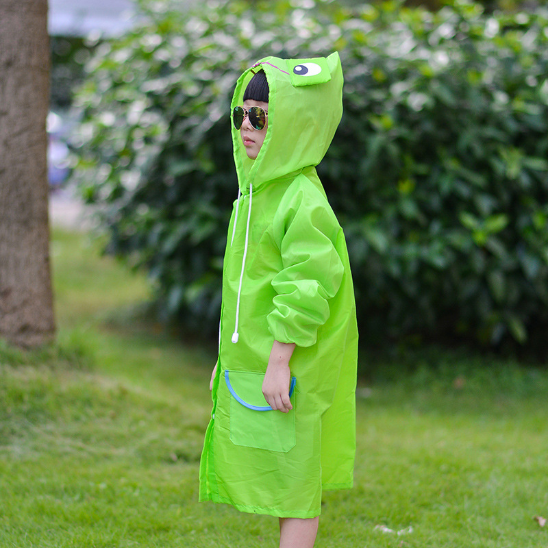 Factory new children's raincoat wholesale poncho kids raincoat waterproof oxford cloth clothes children's one-piece raincoat +. 