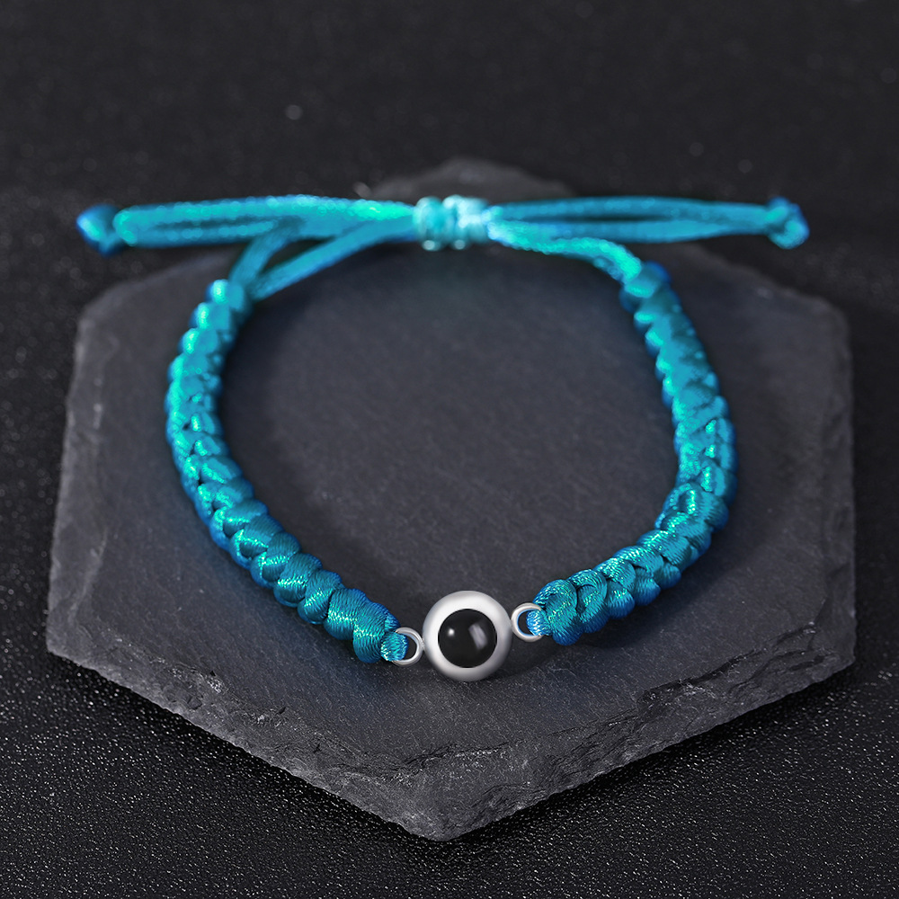 【Cross-border foreign trade】New 100 languages, I love you, bracelet weaving, projection, couples, color books, photos, customization. 