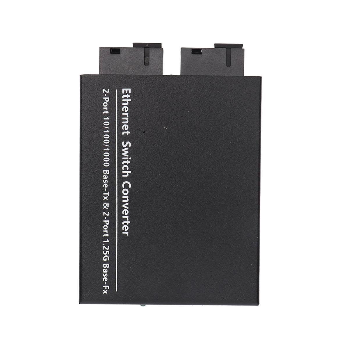 Optical Media Converter, RJ45 Port Ethernet Switch Converter for Computer