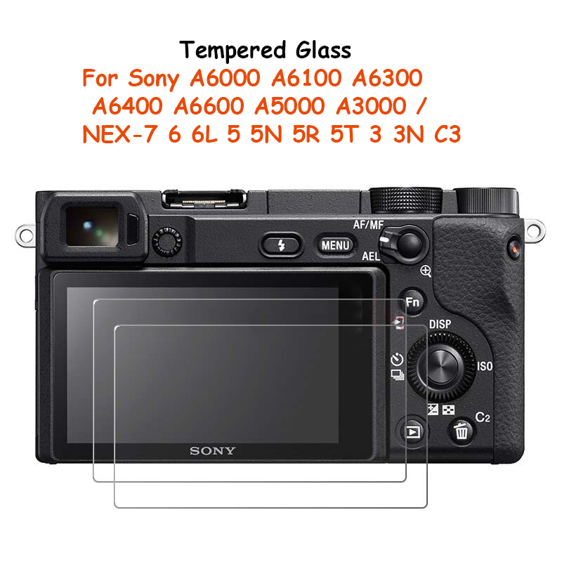 Sony ILCE- A6700 A6000 A6100 A6300 A6400 A6600 A5000 A3000 NEX-7 Tempered Glass LED Screen Protector Film