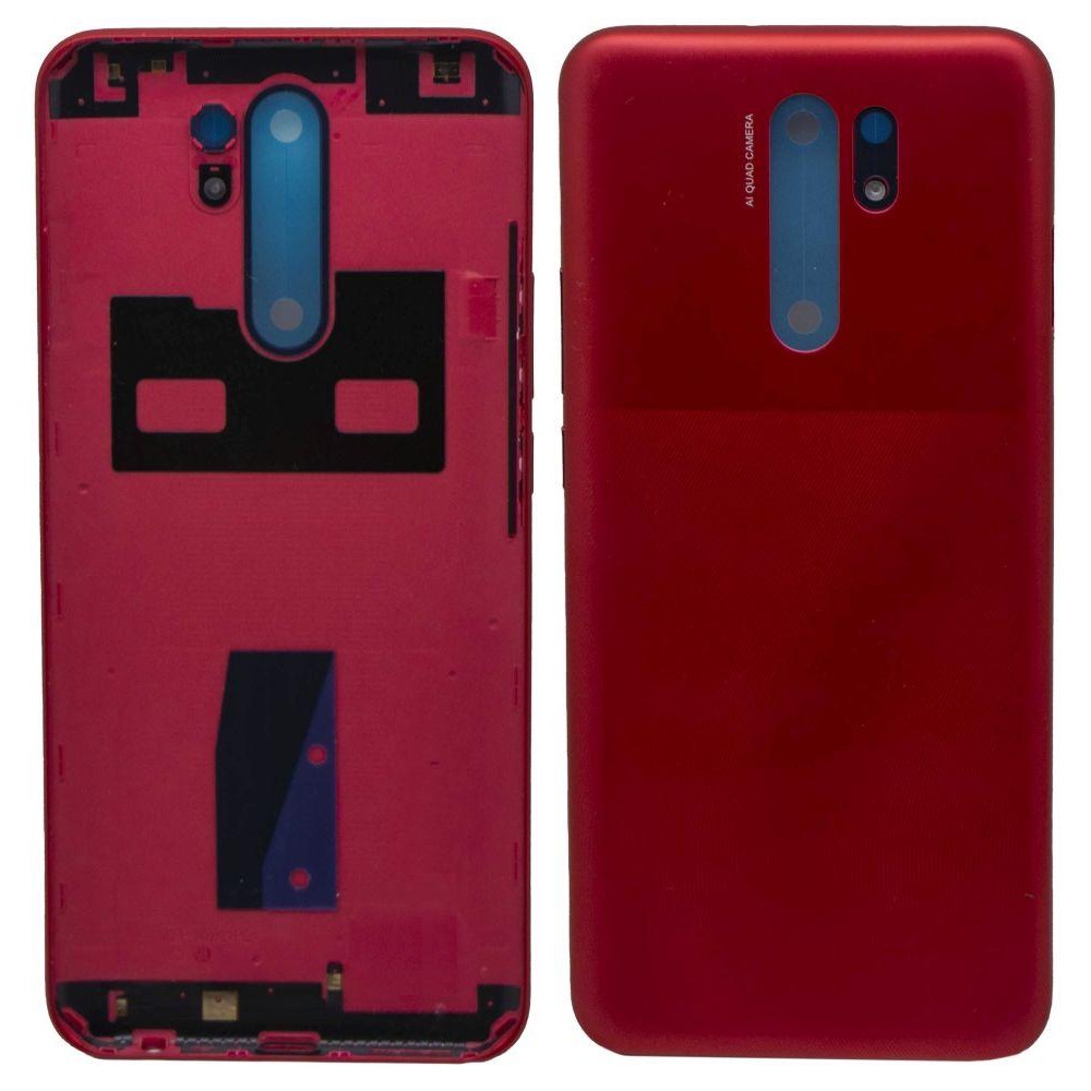 Xiaomi Poco M2 - ( Polycarbonate Plastic ) Casing / Back Shell / Back Panel / Battery Cover / Back Door / Back Replacement Part with Button. 