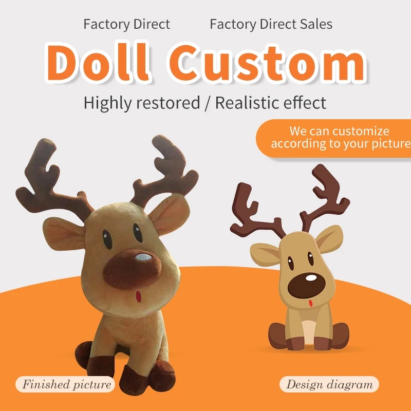 High Quality Professional Make Your Own Custom Plush Toy Character Plushie Custom Dolls Stuffed Animals. 