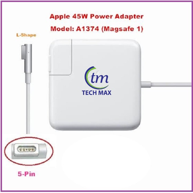 Compatible with Mac Book Air Charger, 45W L-Tip Magsafe 1 Power Adapter Magnetic Connector Charger for Mac Book 11/13 inch Mac Book Air(Before Mid 2012)