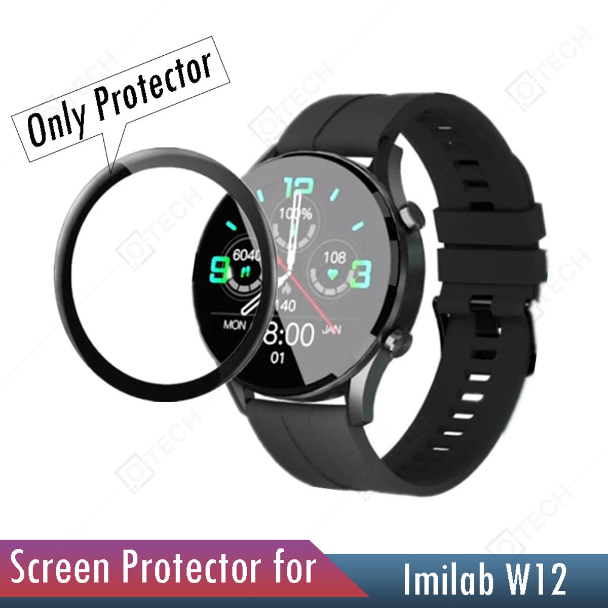 Xiaomi Imilab W12 Smart Watch PMMA Plastic Full Coverage Screen