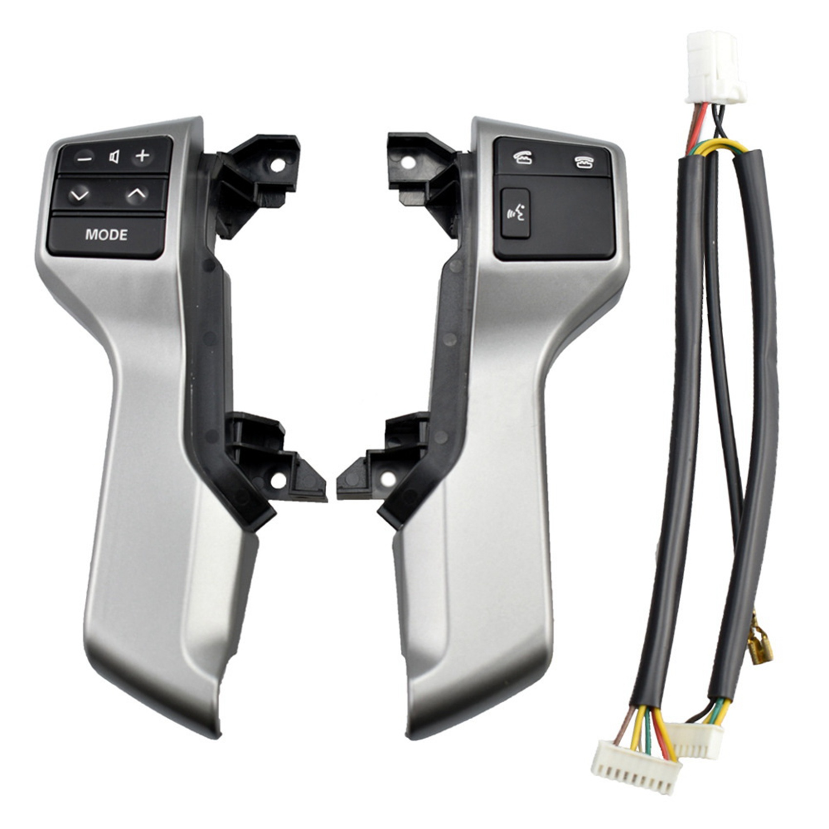 Car Multifunction Steering Wheel Control Switch 84250-60160 for Land Cruiser Prado 150 GRJ150 KDJ150 Grey