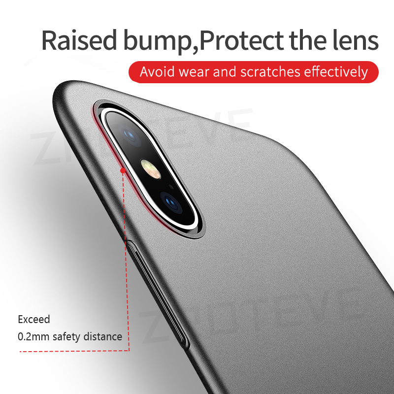 For iPhone X XR Case ZROTEVE Luxury Ultra Thin Frosted Hard PC Cover For Apple iphone XR XS Max iPhonex 10 iPhone10 Phone Cases. 