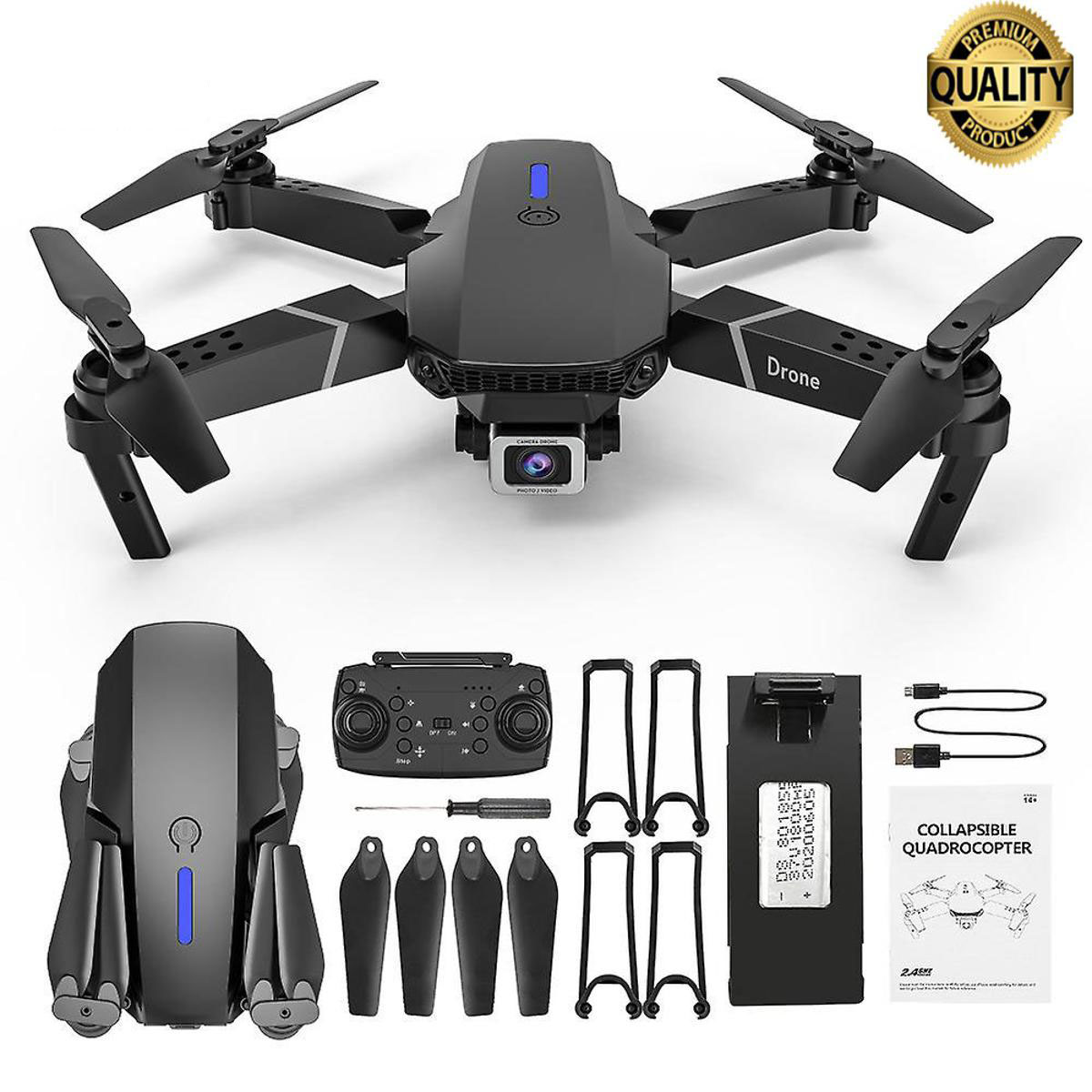 Brushless Motor Drone 4G WI-FI Dual Camera Drone, Live Video Record 2 Battery