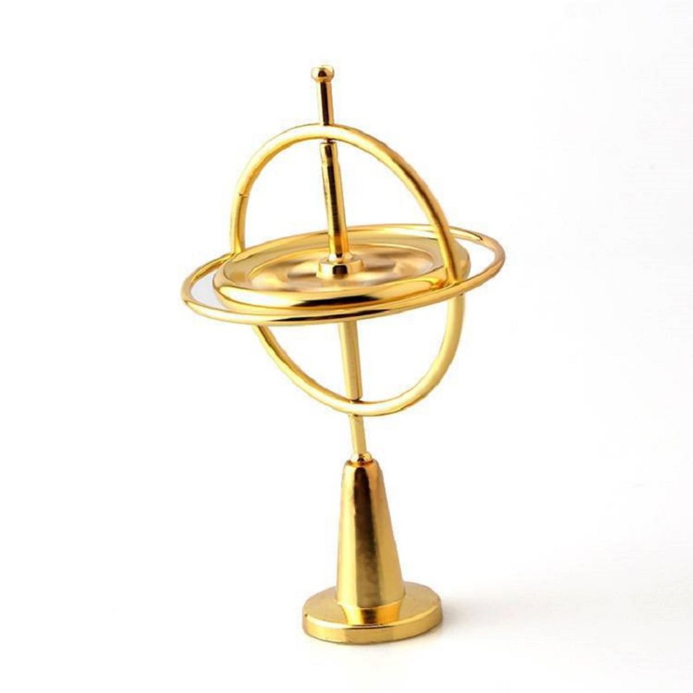 Metal Gyroscope Anti-Gravity Adult Decompression Artifact Teaching Toy. 