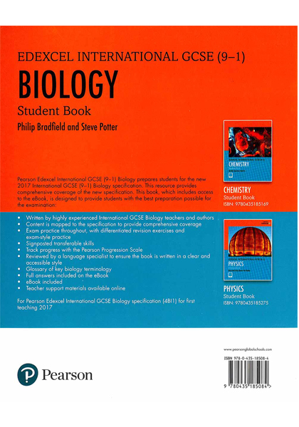 Edexcel International GCSE (9-1) Biology Student Book. 