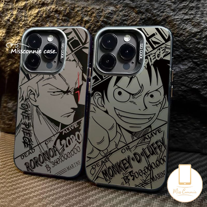 For Realme C53 C67 C55 C11 Note 50 C51 C25 C15 5i 5 6i 8i 5s 9i 7i C12 C21 C25Y C35 C21Y C20A C30 C20 C33 C17 Narzo 50 Trendy Anime One Piece Cool Luffy Zoro Sabo Plating Case