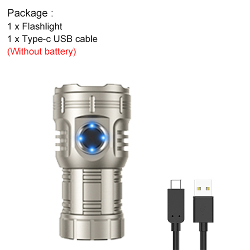 Amanfire F80 Mini Tactical Flashlight 8*XPG LED Light Camping Super Bright Ultra Bright Torch High Power Portable Keychain Lamp. 