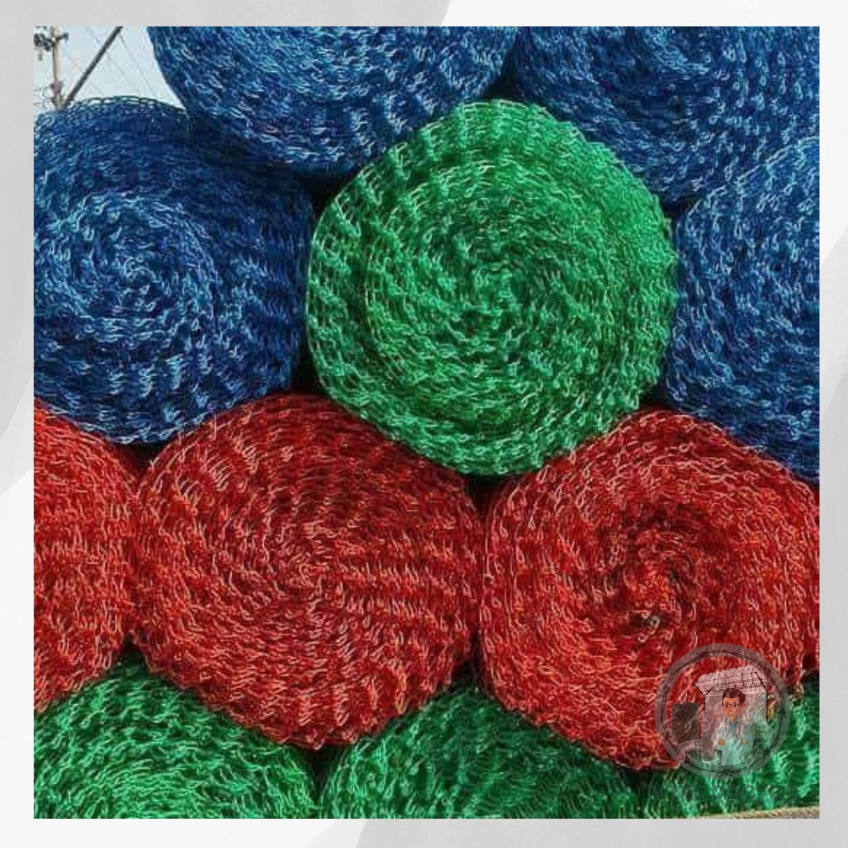Gi PVC Net Barricade Netting (2Feet By 4feet) Garden Fence, Barricade Net, Tree Guard Net, Anti Bird Net - Gardening Tools. 