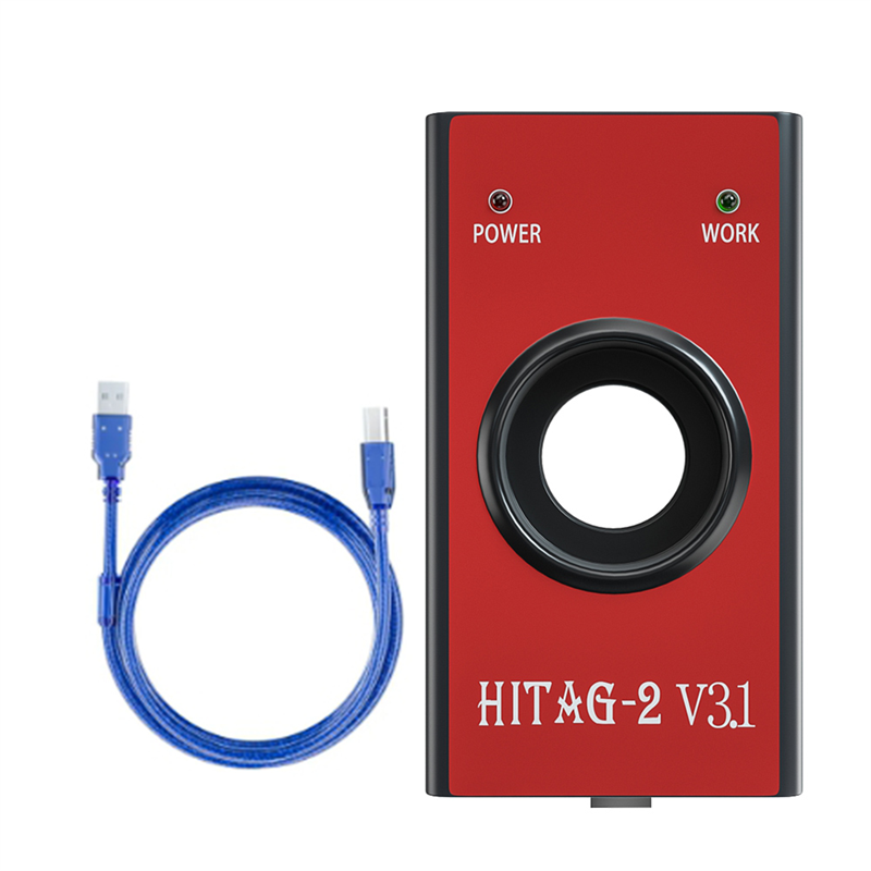 1Set HITAG 2 V3.1 OBD2 Car Diagnostic Tool Key Programmer Hitag2 Transponder Red