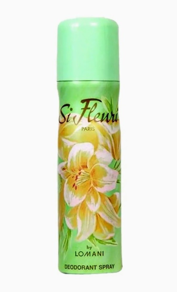 LOMANI Paris Si Fleuri Deodorant Spray 150ML Deodorant Spray - For Women -  Price in India, Buy LOMANI Paris Si Fleuri Deodorant Spray 150ML Deodorant  Spray - For Women Online In India,