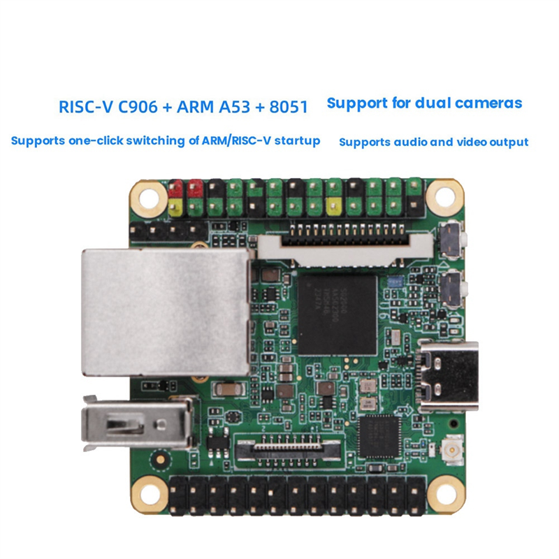 Milk-V Duo S 512M-WIFI Development Board+STC Downloader. 